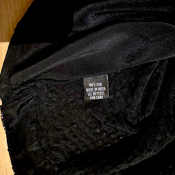 Karina Grimaldi studded beaded tank top 100% silk - Picture 4 of 4